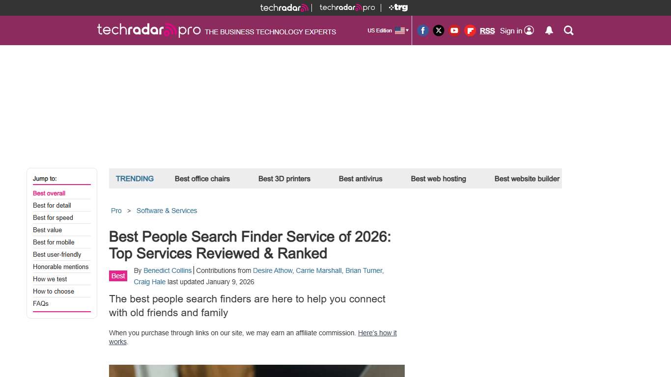 Best people search finder service of 2026: reviewed, ranked and rated | TechRadar