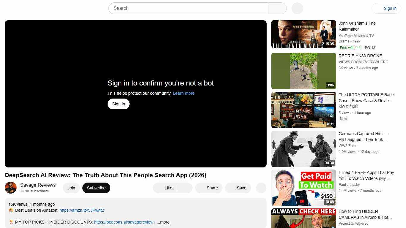DeepSearch AI Review: The Truth About This People Search App (2026) - YouTube